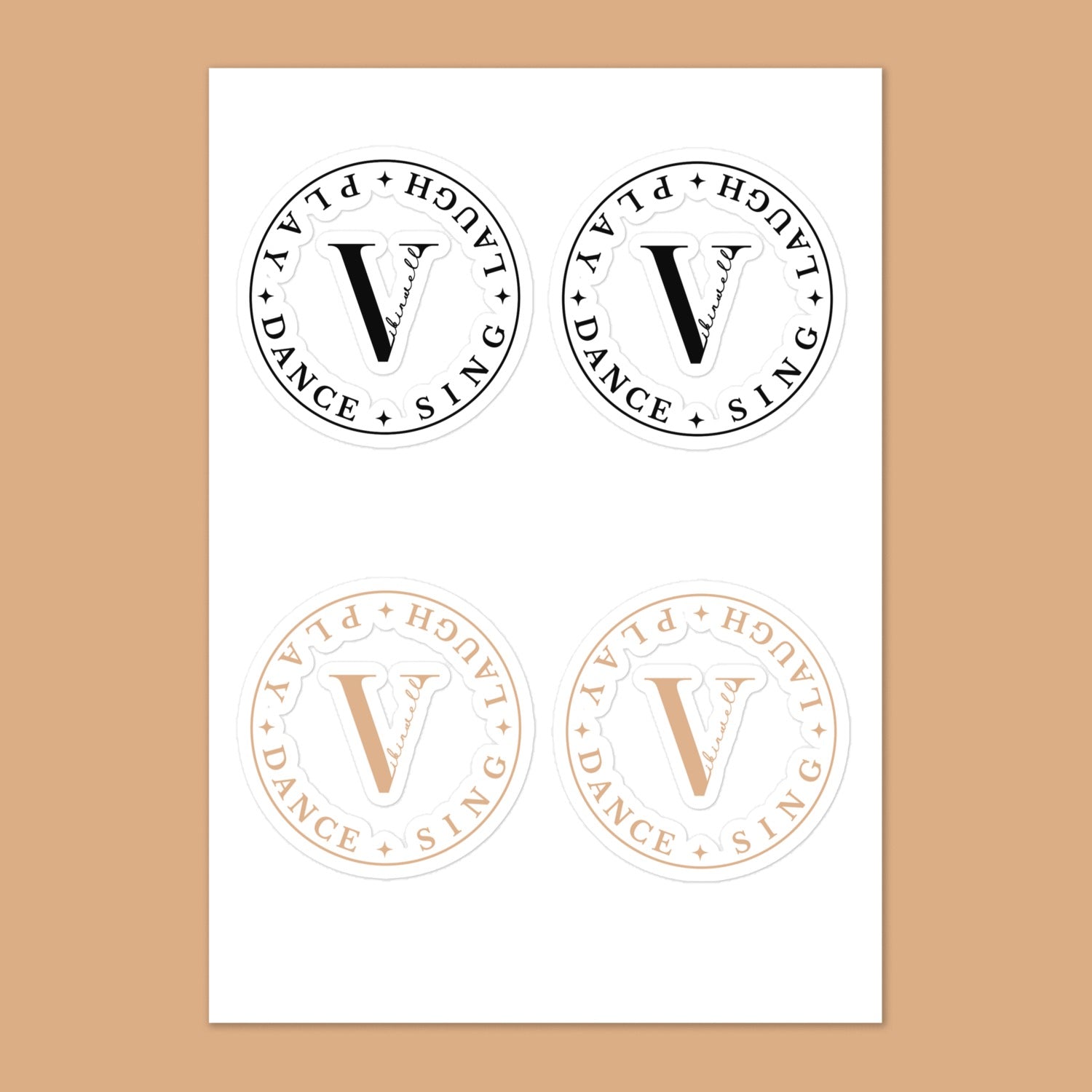 Vibinwell DSLP Logo Sticker Sheet