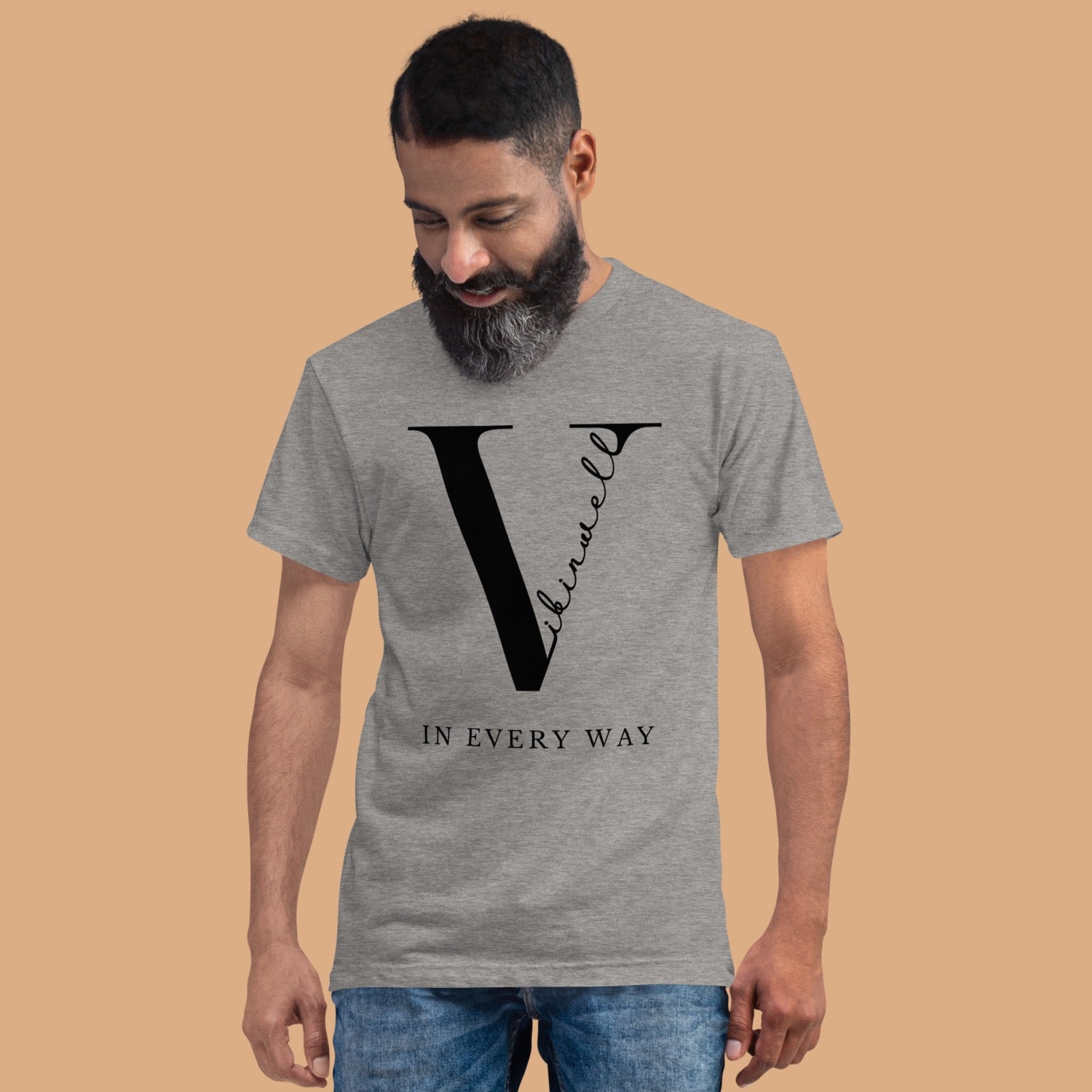 Original Sustainable Vibinwell T-Shirt - Black Logo Front