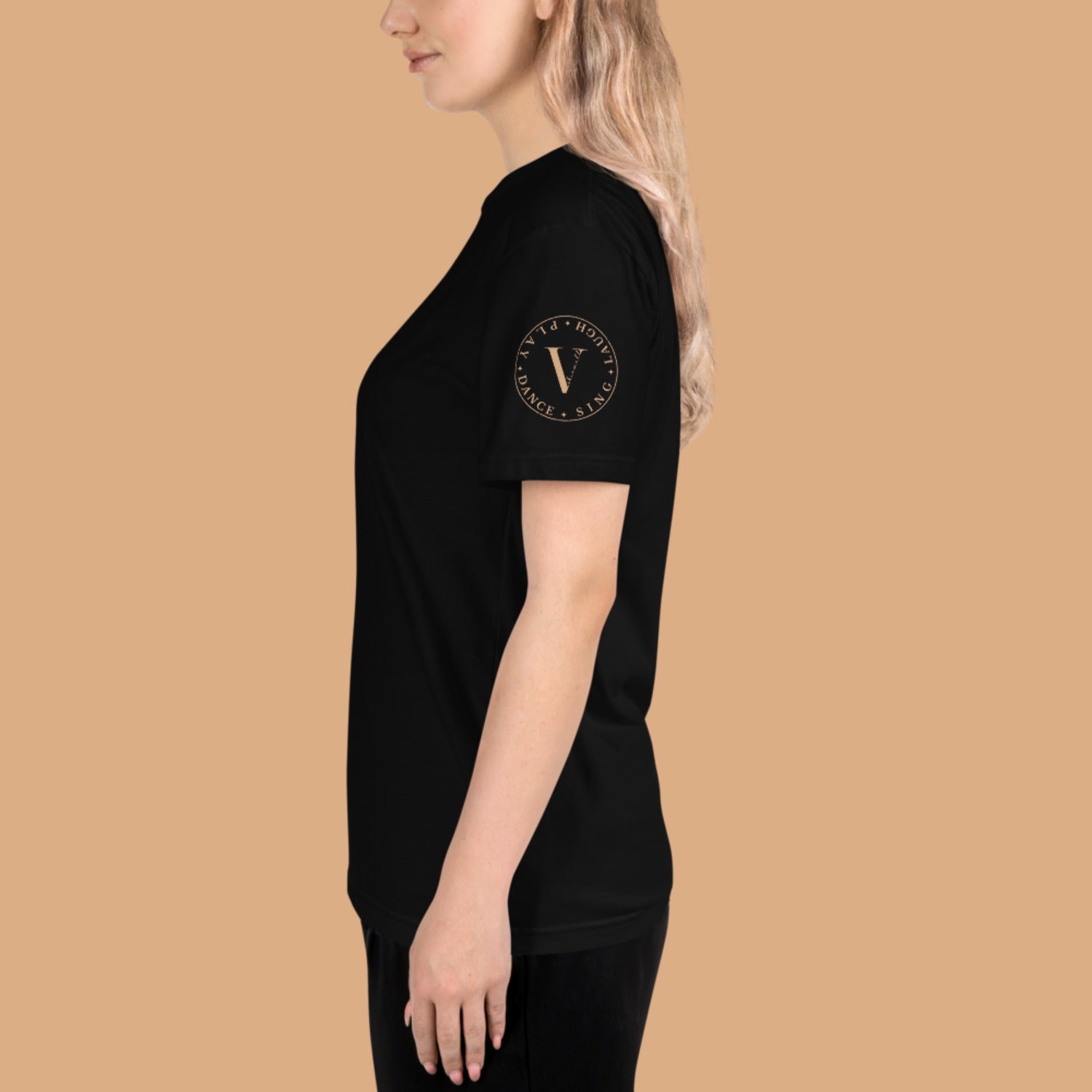 DSLP Sustainable Vibinwell T-Shirt - Gold Logo Left Sleeve