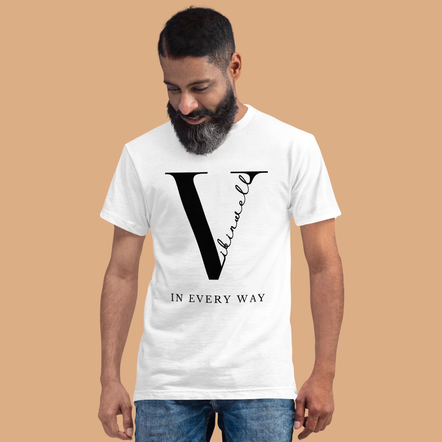 Original Sustainable Vibinwell T-Shirt - Black Logo Front