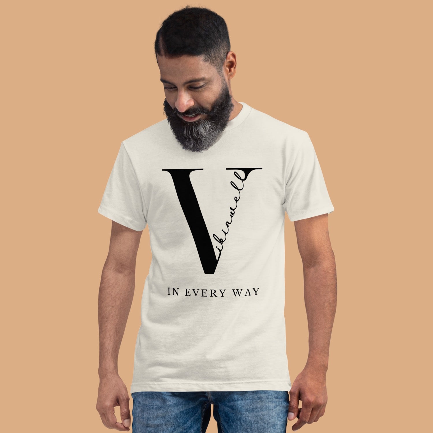 Original Sustainable Vibinwell T-Shirt - Black Logo Front