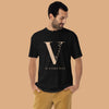 Original Sustainable Vibinwell T-Shirt - Gold Logo Front