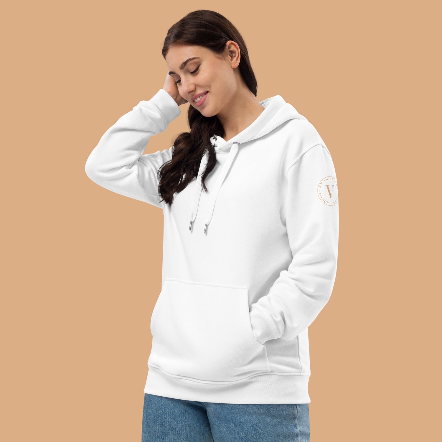 DSLP Vibinwell Premium Eco Hoodie - Gold Logo Left Sleeve